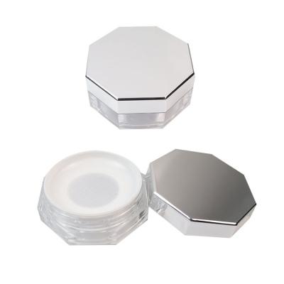 China Osmo Recycled Materials in 10g 20g Stock Loose Empty Container Jar Powder Compact Case with Blast and Sieve for sale