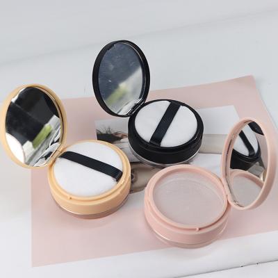 China Private Materials Custom Powder Container Loose Powder Compact Box Osmo Logo10g Empty Loose Powder Case With Blast for sale