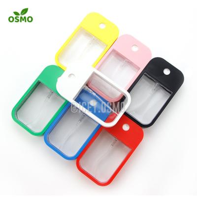 China Osmo 45ml 50ml Personal Care Plastic Card Type Credit Card Sprayer Refilled Clear Spray Bottle For Perfume Cleansing Liquid In Stock for sale