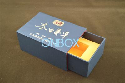 China Logo Luxury Printed Gift Boxes Sleeve Box Design / Foodstuff custom box packaging for sale