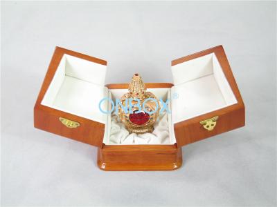 China Orange Elegant Perfume Bottle Boxes Custom Prainted with Open Doors for sale