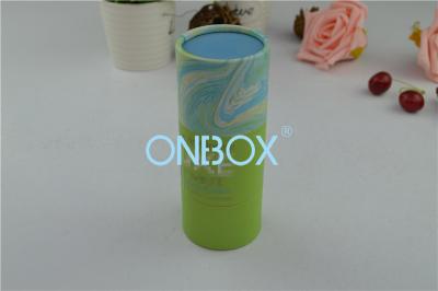 China Lamination Tube Shape Custom Printed Gift Boxes W / Curled Edge With Separate Lid for sale