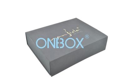 China Black Paper Printed Gift Boxes Foldable With Inner Boxes Inside for sale