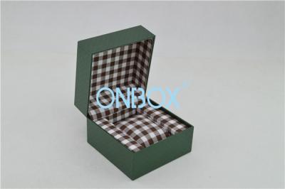 China Green Luxury Watch Packaging Gift Storage Case Fabric Cloth Lining for sale