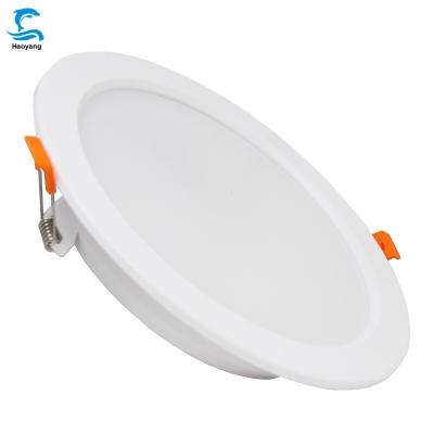 China Small Iron LED Downlight 12W Panel Circular Ceiling Lamp Modern High Quality Indoor Office Home LED Indoor Panel Light for sale