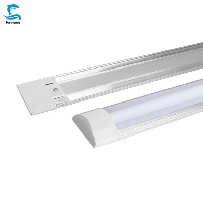 China Supermarket / parking / office high brightness iron base led batten tube 4ft 36w smd led linear lamp for workshop desk for sale