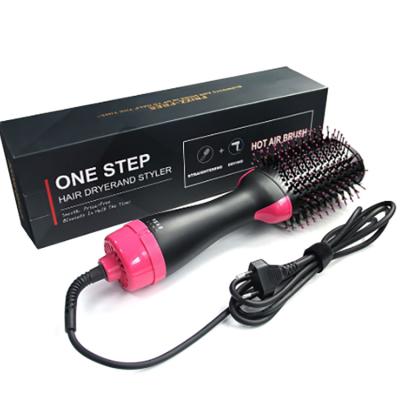 China 3 in 1 Hair Dryer Brush 3 in 1 Negative Ions Straightening Airbrush One Step Hair Dryer Salon & Volumizer Hot Brush for sale