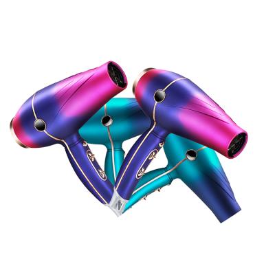 China Amazon Best Big Selling Foldable Power 1800W 2400W Professional Hair Blower Colorful Hair Blow Dryer for sale