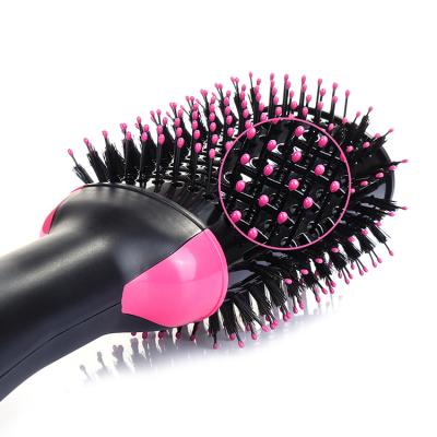 China Round Advanced Hair Styling Tools Professional Electric Brush Hair Straightener Dryer Brush for sale