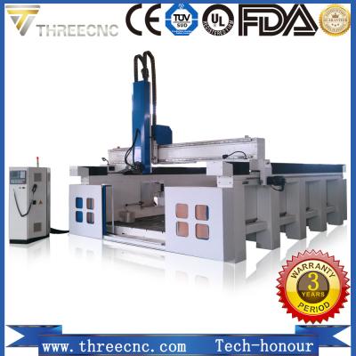 China large scale function yacht/ boat/car/shoes molding making cnc router 5 axis cnc machine with CE TM2040S THREECNC for sale