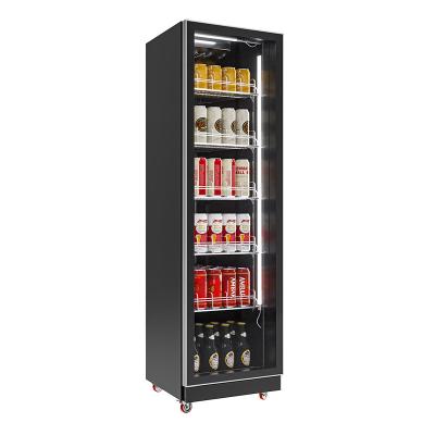 China Showcase Commercial Double-temperature Supermarket Fridge Refrigerator Retail Store Upright Cold Beverage Display Coolers for sale