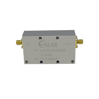 China Space Milatary UIY Customized 2~ 8GHz RF Coaxial Double Junction Isolator With SMA-Female Connector for sale