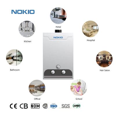 China Modern Popular Modern Portable Instant Type Gas Flue 220v Water Heater Tankless for sale