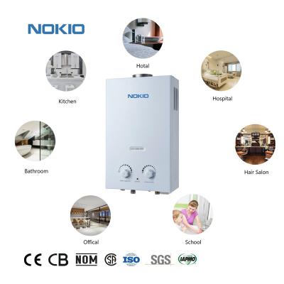 China Modern New Design Gas Water Heater Low Pressure Wall Mounted Flue Type Home Geyser for sale