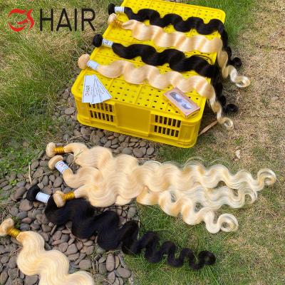 China Can be dyed with & #613; ironed & & Bleached Drop Shipping Wholesale Hair Online Extension Brazilian Straight Virgin Hair 3 Bundles With Lace Closure With Baby Hair for sale