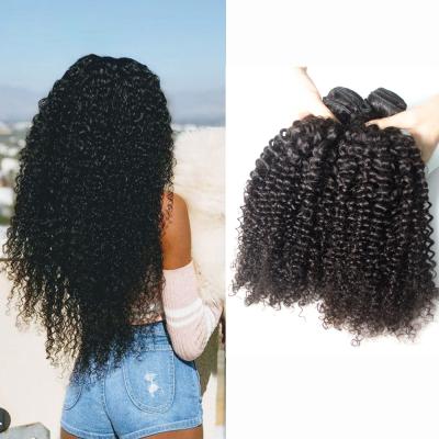 China Can be dyed with & #613; ironed & & Latest 100% Bleached Virgin Remy Weave, Unprocessed Cuticle Aligned Human Hair Extensions Bulk Bundles Kinky Curly Hair With Lace Closure for sale