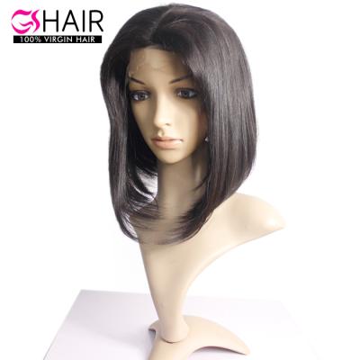 China Silky Straight Short Straight Bob Wig Grade 8a Brazilian Wave Hair for sale