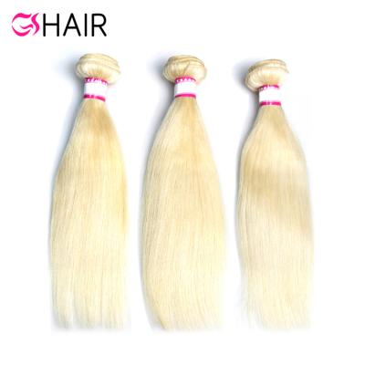 China Fast Shipping 2019 Healthy Natural Gloss Colored Hair Weaves Wholesale Natural Raw Remy Blonde Human Hair 613 for sale