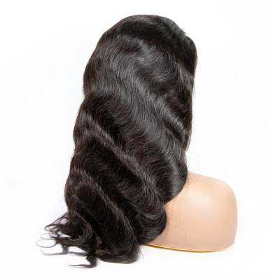 China Can be dyed with & #613; ironed & & Guangzhou HD Bleached Brazilian Short Body Wave Hair Wigs For Black Women, 100% Brazilian Virgin Hair Full Lace Wigs, HD Lace Wig for sale