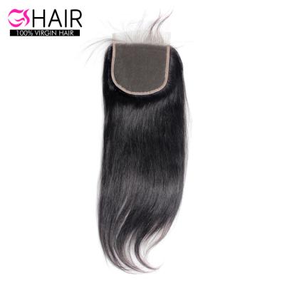 China Can be dyed with & #613; ironed & & 2018 New Arrival Bleached Brazilian Silky Straight 5x5 Lace Closure for sale