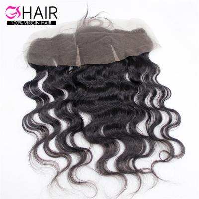 China Can be dyed with & #613; ironed & & New Style Bleached Brazilian Hair Body Wave 4X13 Lace Frontal Closure for sale