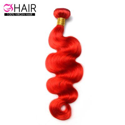 China Can be dyed with & #613; ironed & & Hot Sales New Arrival Red Body Wave Online Bleached Brazilian Hair Bundles for sale