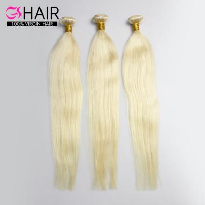 China Can be dyed with & #613; ironed & & 100% Brazilian Wet And Wavy Blonde Unprocessed Cheap Unprocessed Hair Bleached for sale