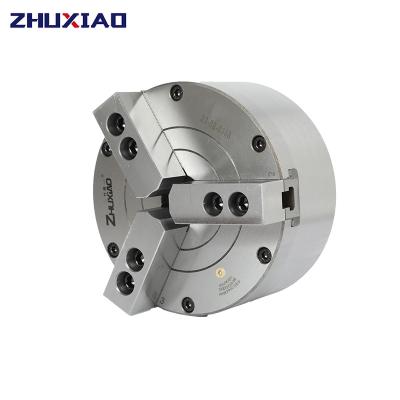 China Steel 8 inch 212mm soild pneumatic chuck XS200-3 for CNC lathe machine tool turning fixture for sale