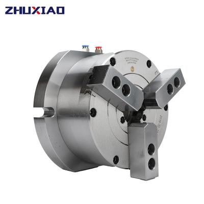 China Steel 12 Inch 320mm Vertical Power Cavity Pneumatic Chuck for sale