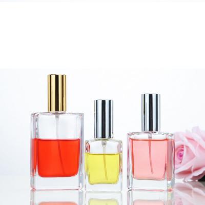 China Perfume Glass Crimp Neck Perfume Oil Clear Refillable Bottle for sale