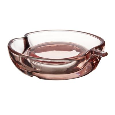 China Factory direct glass round custom cigar ashtray for sale