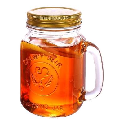 China Wholesale Sublimation 250 Freshness Preservation Drinking Juice Mason Jar Mug With Metal Lid And Straw Mouth Food Storage 500 750 1000ml Width for sale