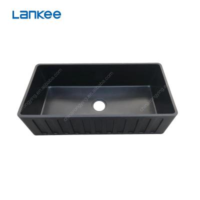 China Without Faucet Black Quartz Sink, Single Bowl Kitchen Sink Quartz, Quartz Stone Kitchen Sink for sale