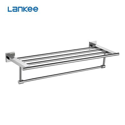 China Modern Stainless Steel Towel Rack 360 Degree Swivel Clothes Towel Airer Hanger Drying Rack for sale