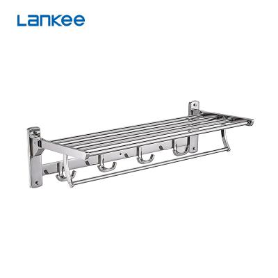 China LK501S Modern Stainless Steel Bathroom Fold Towel Shelf for sale