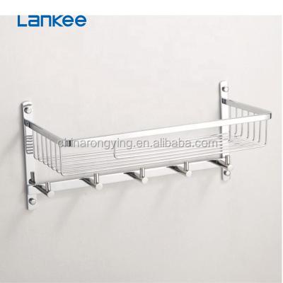 China Modern Sanitary Bathroom Shower Shampoo Shelf Basket Holder Care 304 Stainless Steel for sale