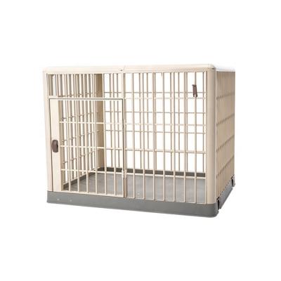 China Viable Resin Dog Cage With Skylight Small And Medium Dog Mats Household Fence Type Dog Villa Indoor Pet Kennel for sale