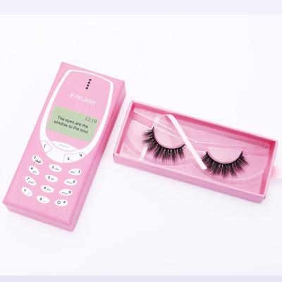 China Wholesale Soft Customizable Ready To Ship Wholsale Full Band Cruelty Free Synthetic Lashes 3d Faux Mink Eyelash for sale