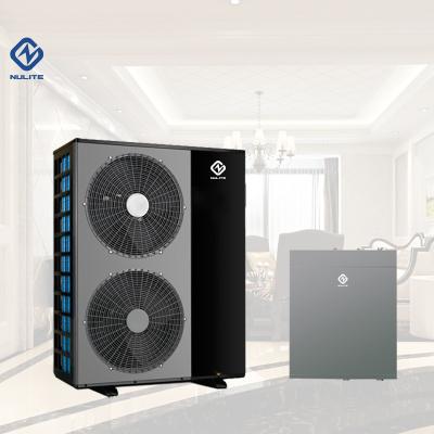 China Outdoor 20kw Split Unit R410A Outdoor Air Source Heatpump Water Heater For Bathroom Shower Inverter Heat Pumps With Heater for sale