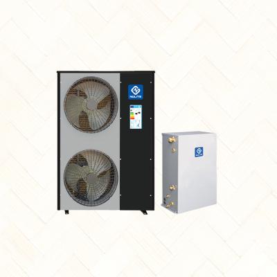 China Hotel Nulite air source split dc inverter heat pump with wifi controller for sale