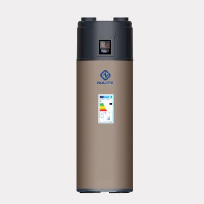 China Hotel Thermodynamic Water Heater R134A All In One Heat Pump Enamel Water Tank for sale