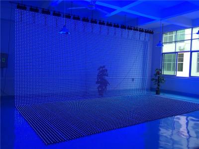 China Stage Background LED Mesh Screen Waterproof Flexible For Commercial Rental for sale