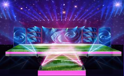 China Color Changing Popular Led Stage Floor Platform , Colorful Disco Light Dance Floor for sale