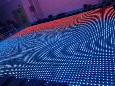 Cina Schermo della facciata di media di PH56.25mm LED, tenda molle trasparente del contesto del LED in vendita