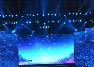 China HD High Brightness Led Strip Curtain Display Rental , Indoor Led Mesh Screen Billboard for sale