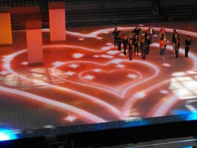 China Prenda impermeable portátil LED encendido LED Dance Floor de DMX para el uso interior al aire libre de la etapa en venta