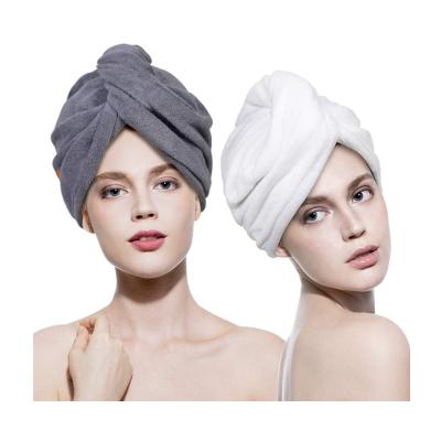 China Sustainable Wrap Women Microfiber Hair Towel Turban Microfiber Hair Towel Microfiber Hair Towel for sale