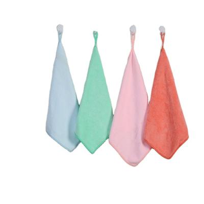 China Viable Clean Room Hanging Microfiber Cloth Kitchen Towel Glass Cleaning Cloth for sale