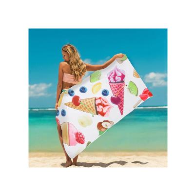 China Sustainable Recycled Microfiber Beach Towel Beach Towel Sand Microfiber Free Beach Towels Just for sale