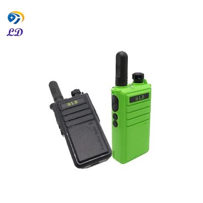 China New UHF Walkie Talkie Best Long Range Waterproof Walkie Talkie LD-999mini Range for sale